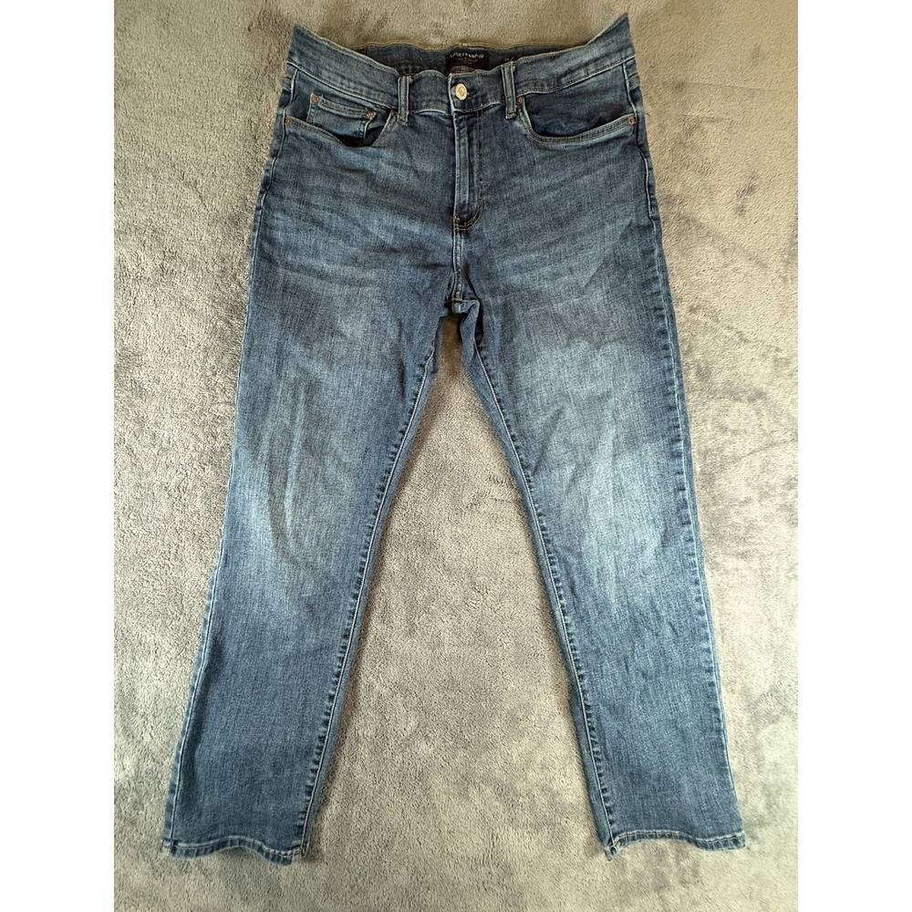 Lucky Brand 221 Straight Leg Jeans Mens 36x32 Medium Wash Blue Denim Pants